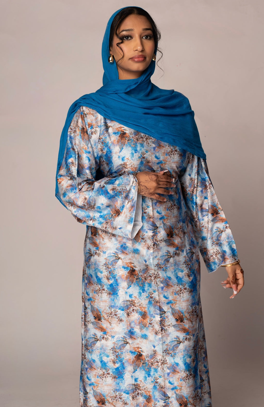 Pearl Blue Satin dress